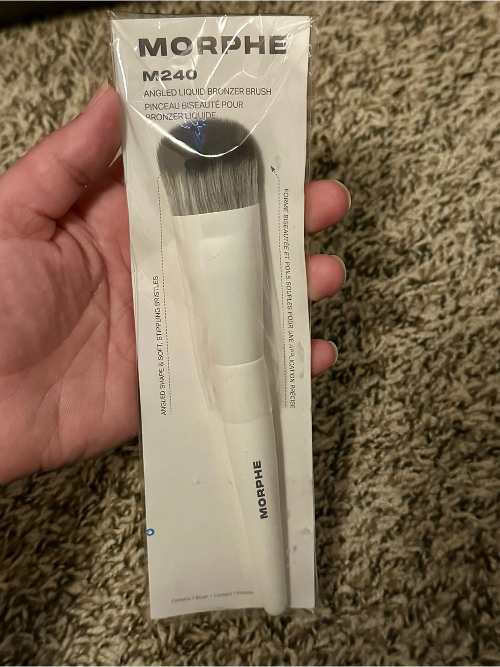 Morphe M240 Angled Liquid Bronzer Brush NIP